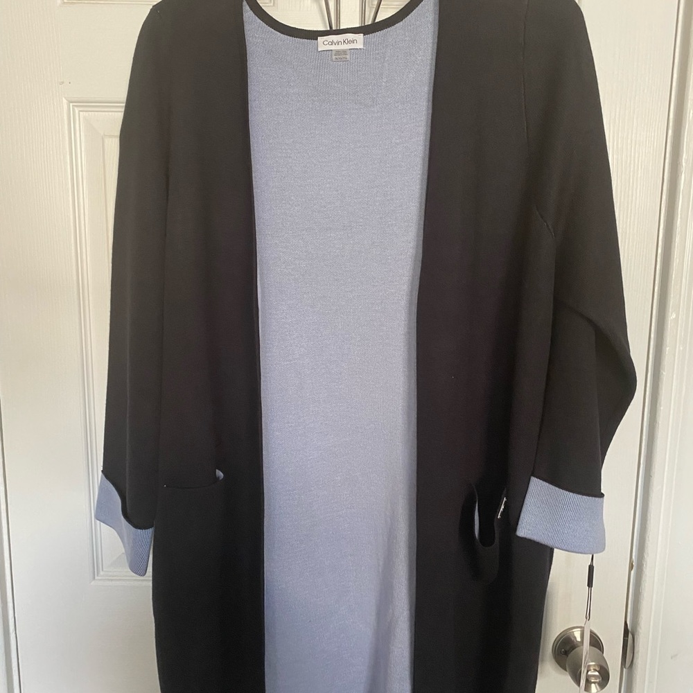 NWT Calvin Klein Open Cardigan Plus Size
